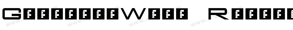GallanteWide Regular字体转换